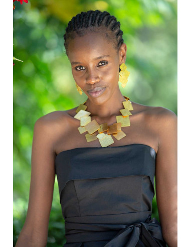 BOW TOP CORSET -  WITH GOLD DETAIL