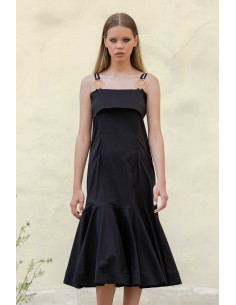 MEDIUM DRESS -  WITH GOLD CIRCLE STRAPS 2