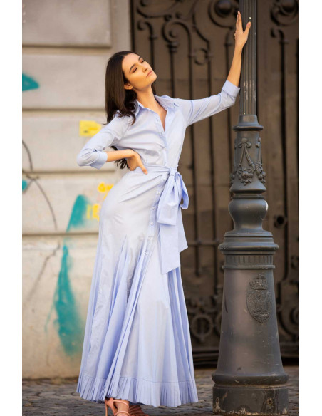 LONG LARGE SHIRT DRESS