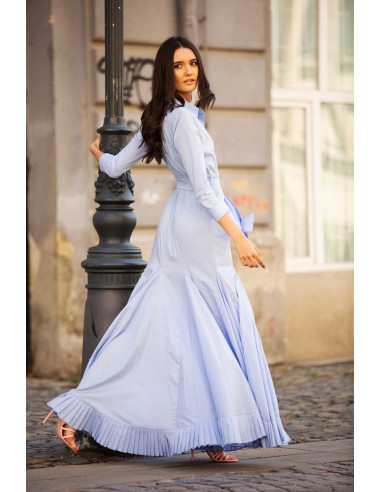 LONG LARGE SHIRT DRESS