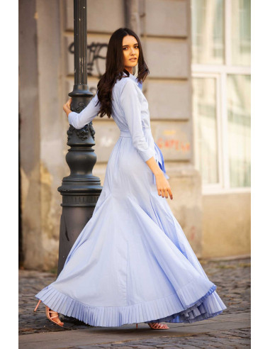 LONG LARGE SHIRT DRESS