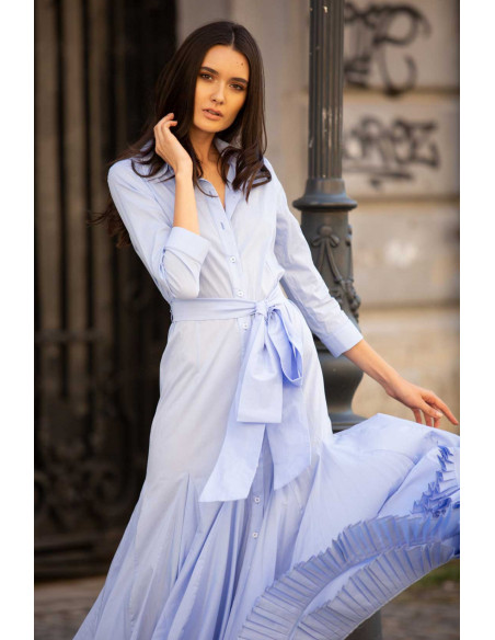LONG LARGE SHIRT DRESS
