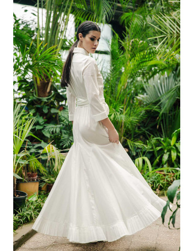 LONG LARGE SHIRT DRESS