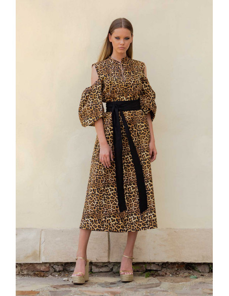 ANIMAL PRINT MEDIUM TUNIC DRESS