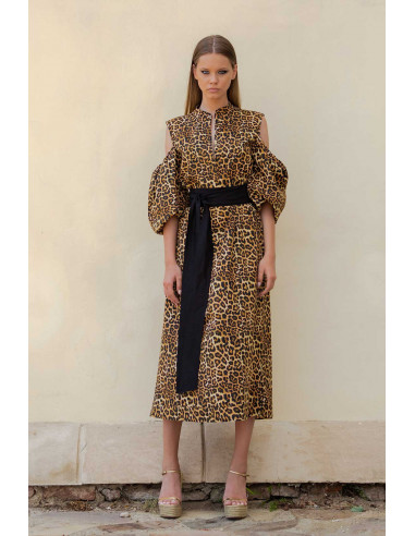 ANIMAL PRINT MEDIUM TUNIC DRESS