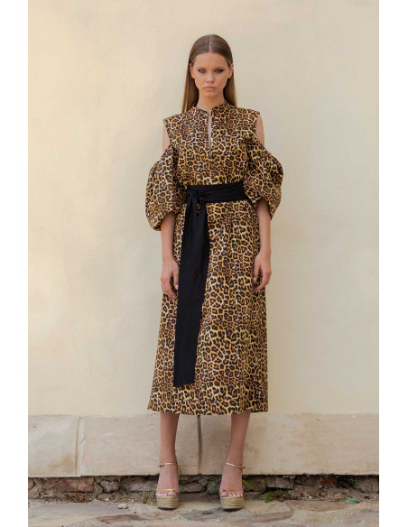 ANIMAL PRINT MEDIUM TUNIC DRESS