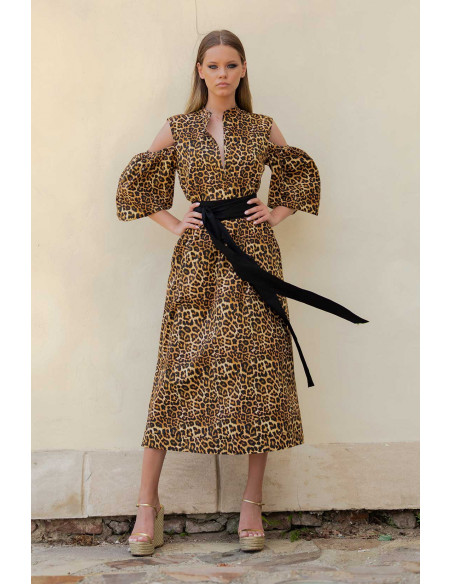 ANIMAL PRINT MEDIUM TUNIC DRESS