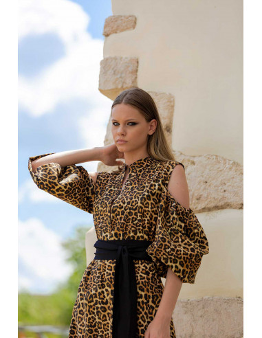 ANIMAL PRINT MEDIUM TUNIC DRESS