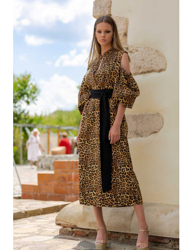 ANIMAL PRINT MEDIUM TUNIC DRESS