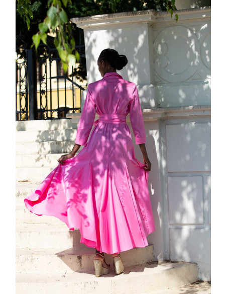 LONG LARGE SHIRT DRESS